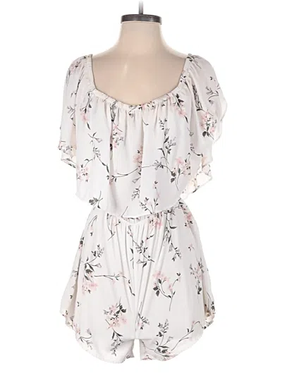 Pre-owned Mahina Romper In White