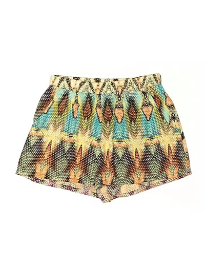 Pre-owned Mahina Shorts In Gold