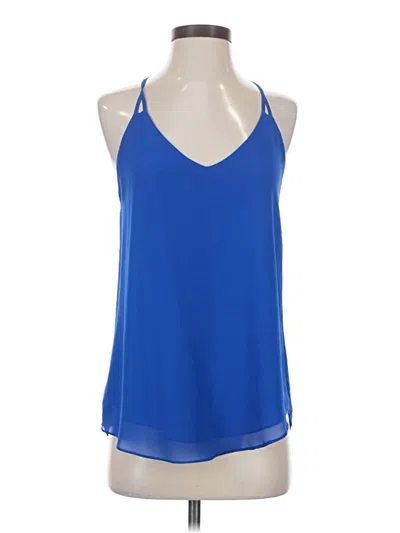 Pre-owned Mahina Sleeveless Blouse In Blue
