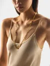 Mahnaz Collection Vintage 1970 Giorgio Facchini 18-karat Gold Necklace  Abask Luxury Gift