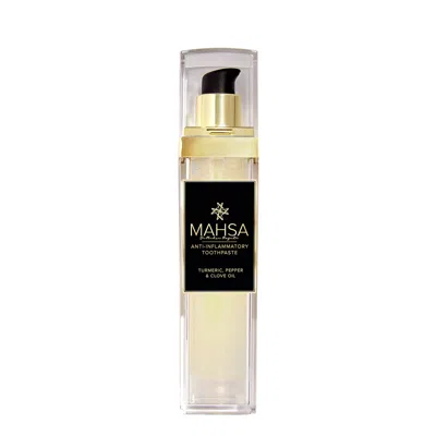 Mahsa Turmeric, Pepper & Clove Oil Anti-inflammatory Toothpaste 50ml In White