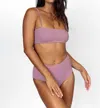 Mai Deluxe Mod Top In Mulberry In Red