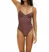 Mai Everyday Bodysuit In Port Fleur In Brown