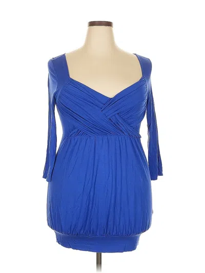 Pre-owned Mai Tai Kimono In Blue