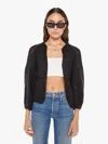Maiami Big Bomber Cardigan Sweater In Black