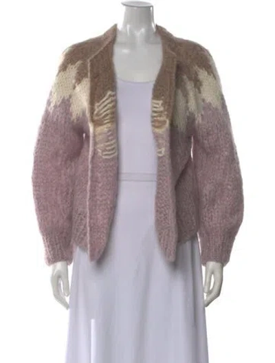 Pre-owned Maiami Mohair Tie-dye Print Sweater In Multi