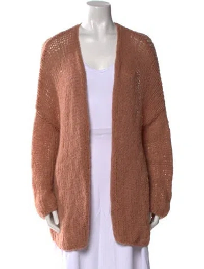 Pre-owned Maiami Open Front Sweater In Multi