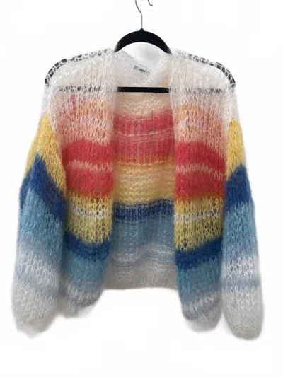 Maiami Women Sunset Sweater In Rainbow In Multi