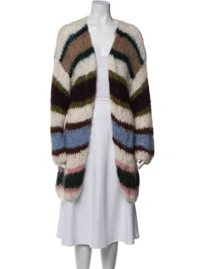 Pre-owned Maiami Wool Striped Sweater In Multicolor