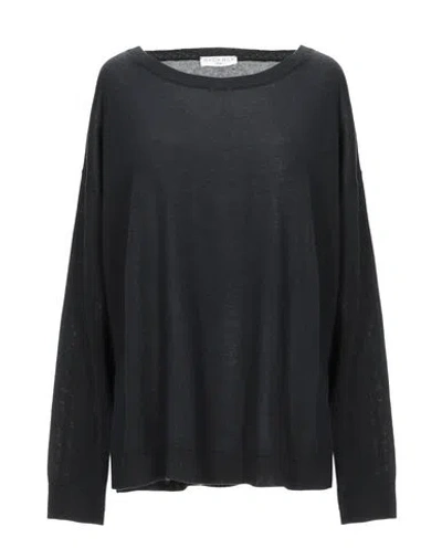 Maïda Mila Woman Sweater Black Size L Silk, Cashmere
