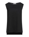 Maïda Mila Woman T-shirt Black Size M Viscose, Elastane