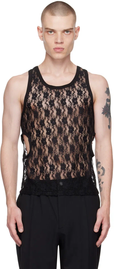 Maiden Name Black David Tank Top