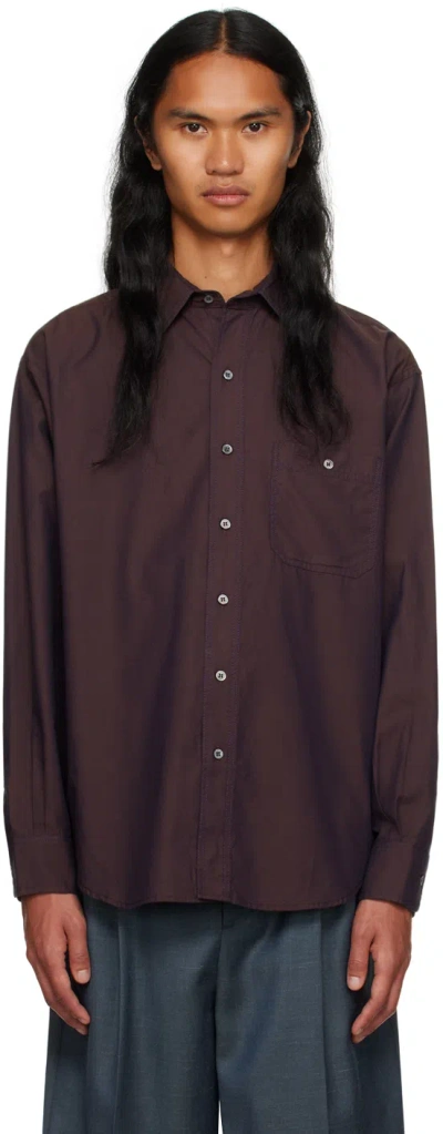Maiden Name Brown Ian Shirt In Chocolate