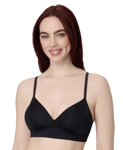 Maidenform Barely There Full Coverage Wire-free Bra In Black