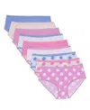 Maidenform Big Girls Big And Little Dots Hipster Underwear, Pack Of 9 In Big And Little Dots