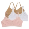 Maidenform Big Kid Girls Multi-pack 3-pc. Bralette J4378 In Multi