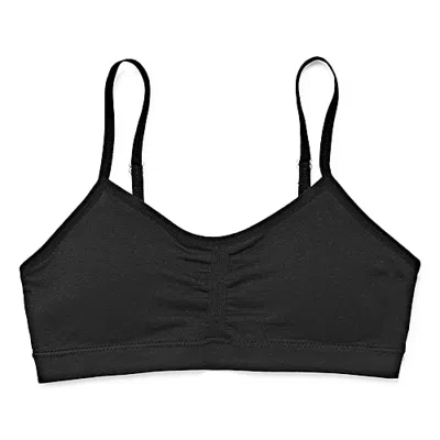 Maidenform Big Kid Girls Seamless Bralette J4217 In Black