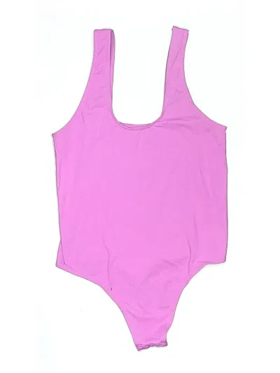 Pre-owned Maidenform Bodysuit In Pink