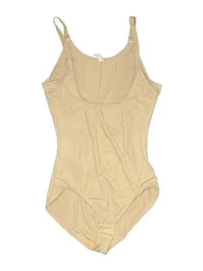 Pre-owned Maidenform Bodysuit In Tan
