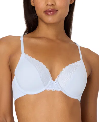 Maidenform Comfort Devotion Extra Coverage Lace Shaping Underwire Bra 9404 In Gray