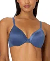 Maidenform Comfort Devotion Extra Coverage Shaping Underwire Bra 9436 In Blue