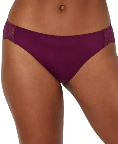Maidenform Comfort Devotion Lace Back Tanga Underwear 40159 In Autumn Orchid