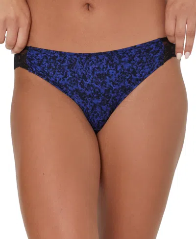 Maidenform Comfort Devotion Lace Back Tanga Underwear 40159 In Black Ink