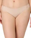 Maidenform Comfort Devotion Lace Back Tanga Underwear 40159 In Brown