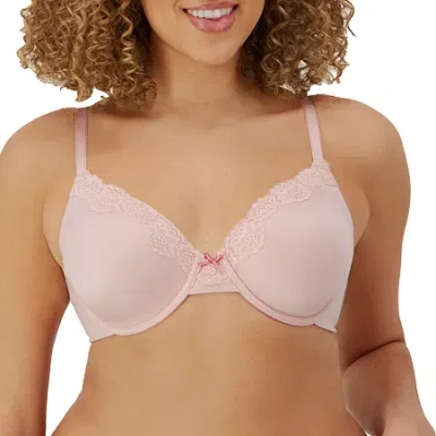 Maidenform Comfort Devotion Underwire T-shirt Full Coverage Bra-9404 In Pink