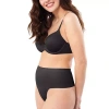 Maidenform Cover Your Bases Shapewear Thong Dms080 In Black