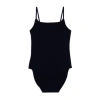 Maidenform Girls Scoop Neck Sleeveless Bodysuit In Black