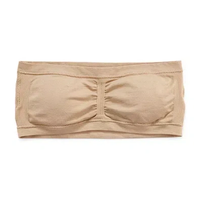Maidenform Kids' Girls Seamless Bandeau Bralette Strapless Bra J4310 In Nude