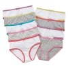 Maidenform Little & Big Kid Girls 9 Pack Brief Panty J1270 In Multi