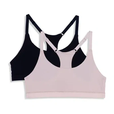 Maidenform Little & Big Kid Girls Light Support Racerback Bralette Rj25060-as1 In Black