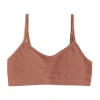 Maidenform Little & Big Kid Girls Seamless Light Support Bralette Rj25131-br1 In Brown
