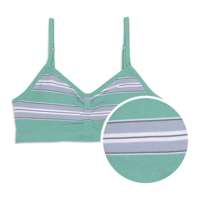 Maidenform Little & Big Kid Girls Seamless Light Support Bralette Rj4217-995 In Green