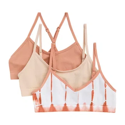 Maidenform Little & Big Kid Girls Seamless Light Support Bralette Rj4378-aae In Nude
