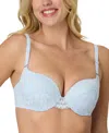 Maidenform Love The Lift Rose Gold Lace Push Up Bra Dm9900 In Multi
