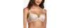 Maidenform Love The Lift Satin Push-up Bra Dm9900 In Sandshell With Honey Blush Beige