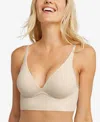 Maidenform Pure Comfort Natural Lift Wireless Longline Bra Dm2316 In Sandshell