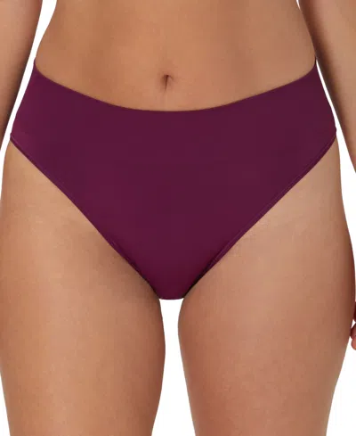 Maidenform M Seamless High Leg Bikini Underwear Dm2317 In Autumn Orchid
