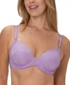 Maidenform One Fab Fit 2.0 T-shirt Shaping Underwire Bra Dm7543 In Salty Purple W,purpling Dawn (a107)