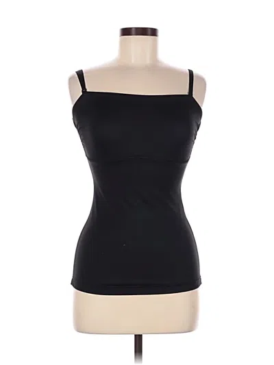 Pre-owned Maidenform Sleeveless T-shirt In Black