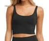 Maidenform M Smoothing Seamless Cropped Cami Dms105 In Black
