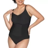 Maidenform Thong Bodysuit Body Shaper Dms083 In Black