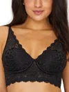 Maidenform Women's Casual Comfort Convertible Longline Bralette In Black