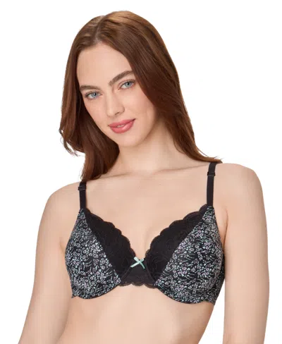 Maidenform Women's Comfort Devotion Extra Coverage Lace Shaping Underwire Bra 9404 In Black