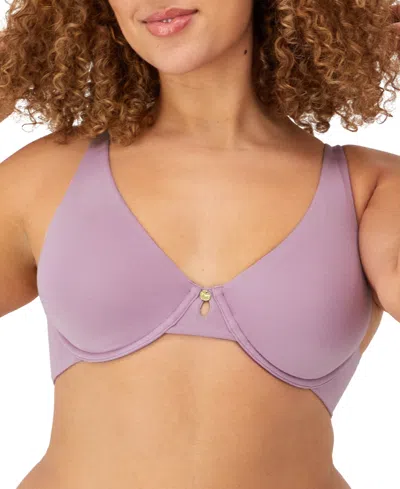 Maidenform Women's Everyday Luxe Full Coverage Underwire T-shirt Bra Dm2403 In Lilac