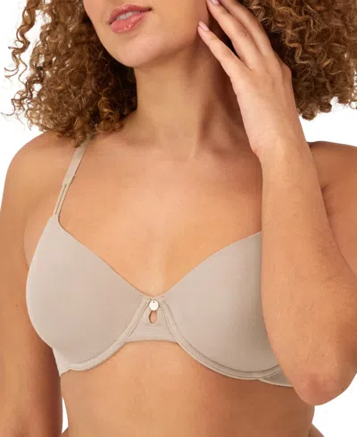 Maidenform Women's Everyday Luxe Full Coverage Underwire T-shirt Bra Dm2403 In Evening Blush