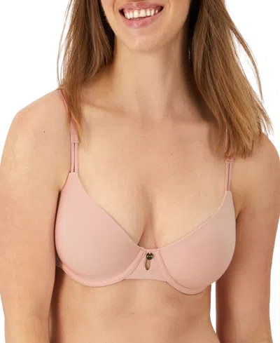 Maidenform Women's Everyday Luxe Full Coverage Underwire T-shirt Bra Dm2403 In Pretty Blush